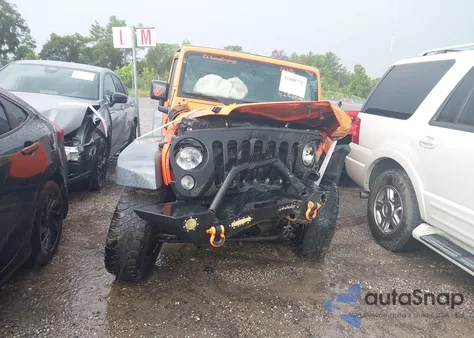 2015 Jeep Wrangler Willys Wheeler из США, поврежденный, VIN 1C4AJWAG7FL645882